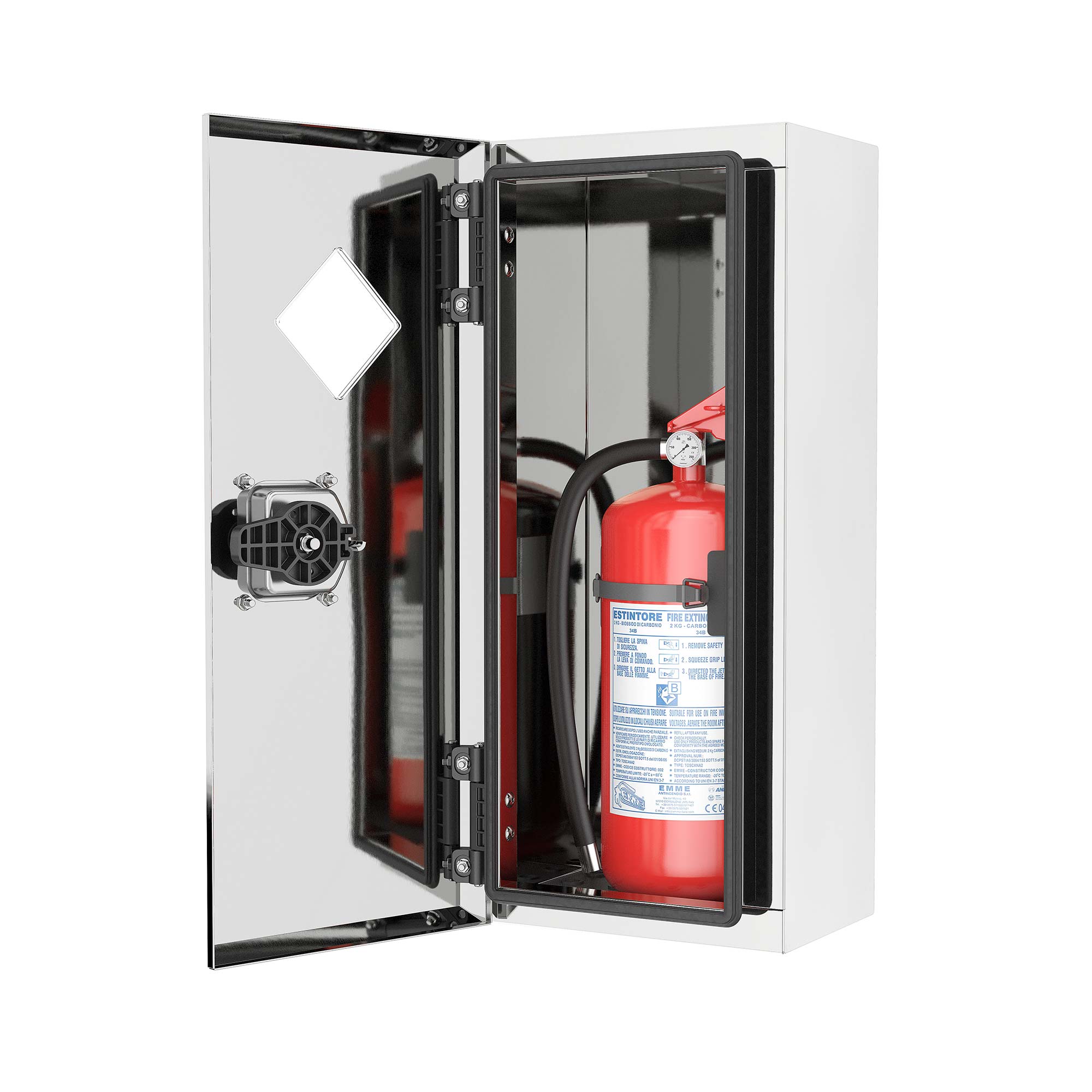 Stainless Steel Fire Extinguisher Boxes Italtruck Ltd