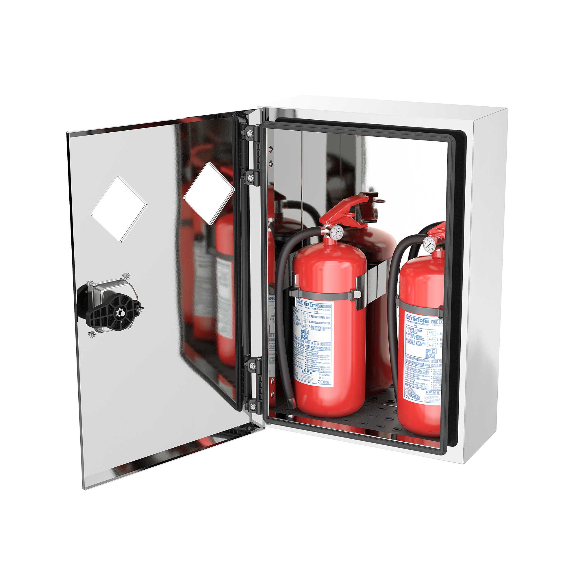 Stainless Steel Fire Extinguisher Boxes Italtruck Ltd